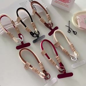 FUN POINT Phone Case Braided Hanging Rope Lanyard Wristband Phone Lanyard Hand Grip Anti-theft