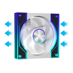 Quạt Máy Tính Để Bàn Prism 10Pro 12cm ARGB Điều Khiển Nhiệt Độ Tản Nhiệt Êm Ái Quạt Đồng Bộ 5V Với 7 Cánh Quạt