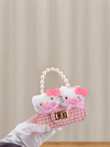 New Arrival Cute Fashion Crossbody Bag Girls Bags Princess Pearl Classic Style Fashionable Cartoon Clow M Shoulder Bag