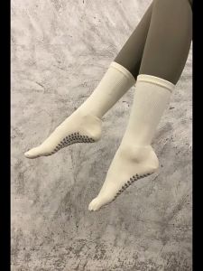 Earth Women SplitToes Anti Slip Calf Length Socks For All Workout and Exercise Socks