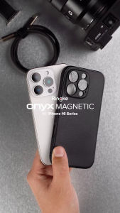 Ringke Onyx Magnetic Compatible with iPhone 16 Pro Case Cover [Strong Magnet] Military-Grade Protection TPU Shockproof Rugged Bumper Full Protection iPhone 16 Pro Back Cover