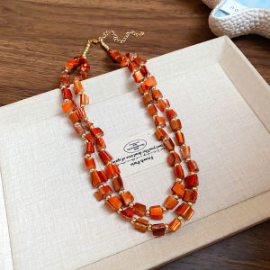 Vòng Cổ Hai Lớp Đính Hạt Vỏ Sò Nhiều Màu Phong Cách Bohemian Dành Cho Nữ Trang Sức Kiểu Dáng Hình Học Cổ Điển Retro Thích Hợp Cho Các Bữa Tiệc Lễ Hội
