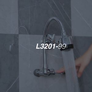 VONE Kran Cuci Piring Dapur Angsa Tembok Fleksibel L3201-99 (VONE LITE)