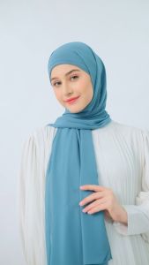Hijab Wanita Cantik - Pashmina 2 IN 1 (dengan tali) | Pashmina | Hijab Cerutti Babydoll