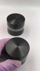 63MM Herb Metal Grinder 2.5 inch Big Clear Transparent Storage Chamber Spice Mill Metal Grinder