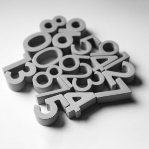 Cement 3D Letter Number Wall Decals