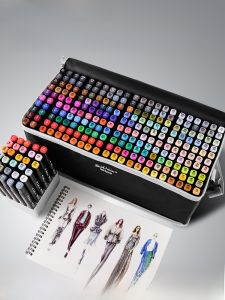 Touchcolor Marker Pen Set Art Special Double Head Soft Head Oil Based Cartoon 48 Colors Soft Tip Watercolor Pen 24 Colors Children 36 Girls Heart