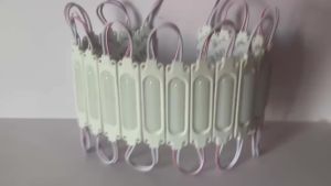 A Pack 20PCS RGB Colorful Flowing Multicolour Led Modules 12V COB Light Backlight Shop Banner Waterproof Car Decorative Lights