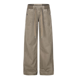 Utility Style Wide Leg Casual Pants