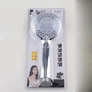 Plastic Sealed Five-speed Large Water Outlet Adjustable Shower Head High Quality Universal Handheld Bathroom Shower Head Set