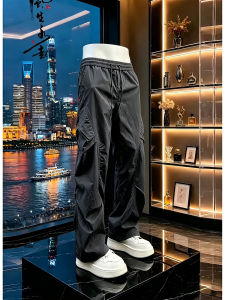 Quần Short Nam Mỏng Nhanh Khô Chất Liệu Nylon Xám Có Gấp