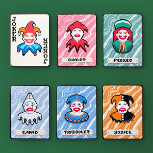 Balatro Legend Clown Metal Badge Pin Premium Quality Joker Game Accessories Elegant Lapel Pin Collectible Gaming Souvenir