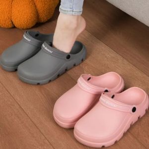 New Men Women EVA Chef Shoes Non-slip Waterproof Oil-proof Shoes Comfortable Workers Slippers Outdoor Fishing Shoes