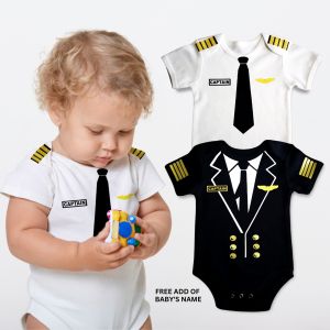 Pilot Baby Onesie 0–12M Cotton Bodysuit Outfit for Newborn Boy & Girl | Career Monthly Baby Clothes | Baby Onesies PH