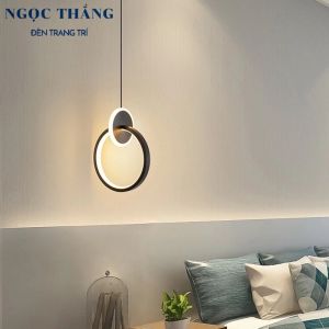 Đèn thả trần tích hợp Led 12W trang trí phòng khách phòng ngủ bàn ăn Led 3 chế độ màu TTK135B Ngọc Thắng