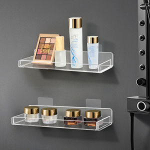XYBP | Transparent Bathroom Wall-Mounted Shelf Acrylic