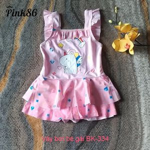 Đồ bơi bé gái váy bơi tắm biển xinh xắn (Có quần short bên trong) BK-334a