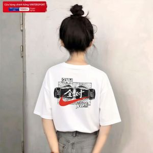 Nike | Áo Thun Cotton Tay Ngắn cho Học Sinh
