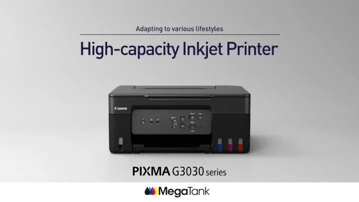 Canon PIXMA G3730 Inkjet Printer | A4, Ink Efficient, Print, Scan, Copy, WiFi