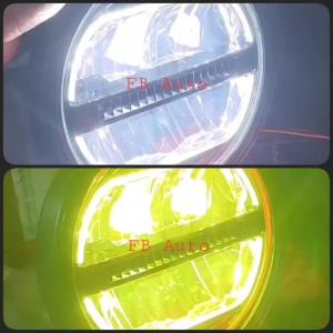 AAA LED 3000 White/Yellow Round LED Sport Light 12/24V 14.5W (12V2.4W 24V5.0W)