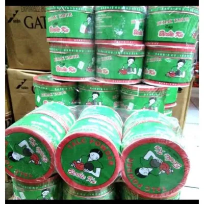 TALC BERBIEKU POWDER 1 PACK ISI 6 PCS