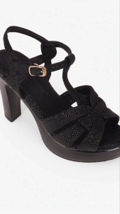 HCM - Sandal Hạnh Dung Cao Gót Quai T Đan Chéo HD0950AS