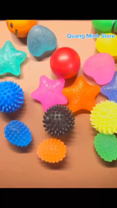 [CA]Đố bóp tập vận động tay bàn tay cục silicon tập ngón tay cổ tay vật lý trị liệu thư giãn tay