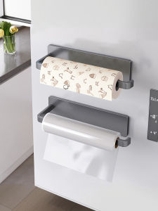 Modern Minimalist Magnetic Kitchen Fridge Side Storage Rack Wall Hanging No-Drilling Required Shelf Gap Hanging Basket Tool