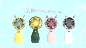 Quạt tích điện cầm tay hình thú cho bé kèm dây sạc usb quạt tích điện bỏ túi cho học sinh sinh viên