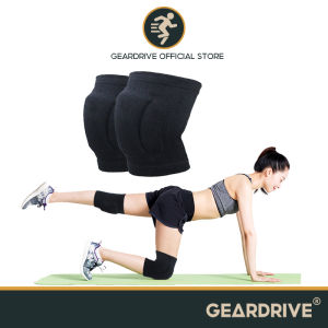 GEARDRIVE Sponge Knee Pads For Yoga Volleyball Kneepads Brace for Dance Breathable Sweat Absorbent Wrapped Knee Support for Running Cycling Workout for Men Women Children