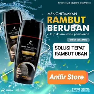 Shampo Penghitam  Rambut Uban MY IWE Original BPOM