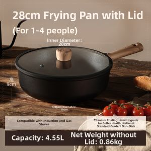 CAROTE | Stainless Steel Non-Stick Frying Pan for Home Cooking