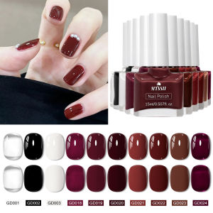 10 Cái/bộ 15Ml Sơn Móng Tay Dựa Trên Nước Lâu Dài Nhanh Khô Không Cần Đèn Làm Móng Tay Tiếp Liệu Cho Móng Tay