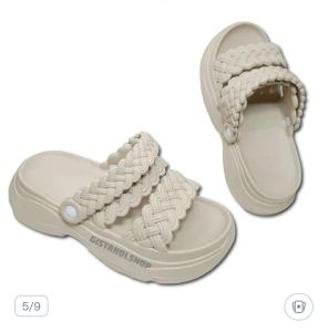 terbaru lagi sandal wedges tebal untuk wanita