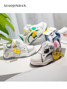 Casual Sneakers for Boys And Girls with Buckle Design Anti-Slip Rubber Sole Low Cut Upgraded Version for the Autumn Season