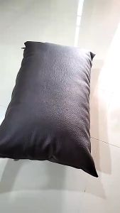 หมอนอิงพร้อมปลอกหมอน PVC 12*20 นิ้ว /30*50 ซม. หมอนอิงpvc หมอนหนัง หมอนพร้อมปลอก กันน้ำ กันเปื้อน กันฝุ่น เช็ดทำความสะอาดง่าย