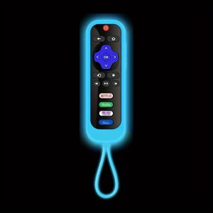 Protective Case Fit for Roku TCL Express RC280 RCAL7R TV Remote Control Cover Silicone Dust-proof Skin Anti-Slip