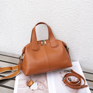 SIFULUN | Genuine Leather Womens Boston Bag Large Capacity