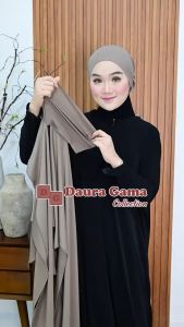 hijab pashmina inner oval//hijab pashmina oval iner 2 in 1 jersey premium//hijab pashmina variella inner bando by daura gama//krudung