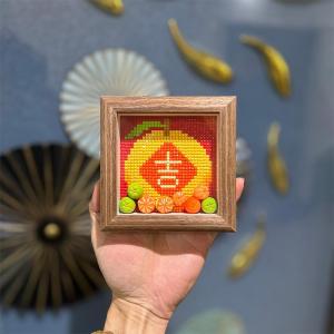 Diamond Painting DIY Túi Đựng Đồ Thủ Công Sáng Tạo Tranh Ngọc Trai Lớn Năm 2025 Tranh Trang Trí Nhà Phong Cách Trung Hoa Mùa Đông 2024