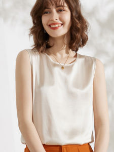 YAKUER | High-Quality Silk Sleeveless Top Summer New Arrival