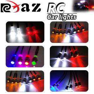 RCXAZ Upgrade RC LED Light Kit for 1/8 1/10 1/12 RC Axial SCX10 TRX4 Tracked Vehicles HSP HPI Night Drive RC Light