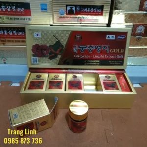 Cao linh chi đông trùng Pocheon hàn quốc chính hãng hộp 5 lọ