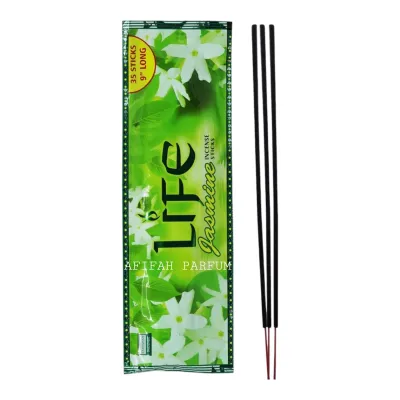 Dupa Hio Life Jasmine / Melati 1bungkus Isi 35 Batang / Buhur Pengharum Ruangan Aromaterapi