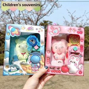 Practical Birthday Gift for Kindergarten Children Summer Handmade Toy Sharing Reward on Childrens Day Creative Gift Box