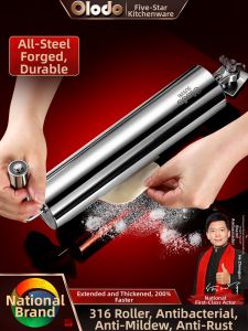 Olodo | Stainless Steel 316 Rolling Pin Commercial Baking & Dough Making