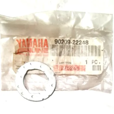 YAMAHA L2GF L2DX RS100 RX100 RS125 RXT135 DT100X DT100C DT125/O1W DT125E/J DT175 GENUINE JAPAN FACTORY CRANK PIN WASHER (22MM INNER DIAMETER) (27MM OUTER DIAMETER) (1MM THICKNESS) (SOLD AS PER PIECE PER ORDER) PART #90209-22248 (-39A)