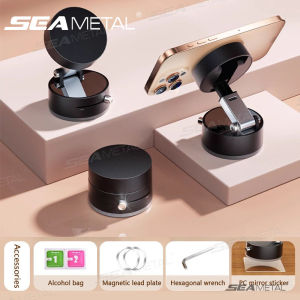 Adjustable Magnetic Phone Holder Double Sided Suction Cup Lazy Multi-functional Foldable Storage Holder Stable Car Vacuum Suction Phone Holder