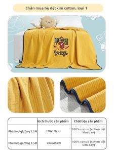 M·J BABY | Chăn Bông Thoáng Khí Dành Cho Trẻ Em Sử Dụng Quanh Năm Nhẹ Có Thể Giặt Máy