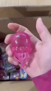 Schylling | Needoh Jellyfish Maltose Squishy Toy Soft Colors Cute Jelly Fish Modeling Stress Relief Relax Fun Toy for Friends Gifts